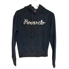 vintage Lucky brand XS Rosarito Mexico embroidery sweatshirt hoodie graphic