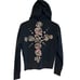 vintage Lucky brand XS Rosarito Mexico embroidery sweatshirt hoodie graphic