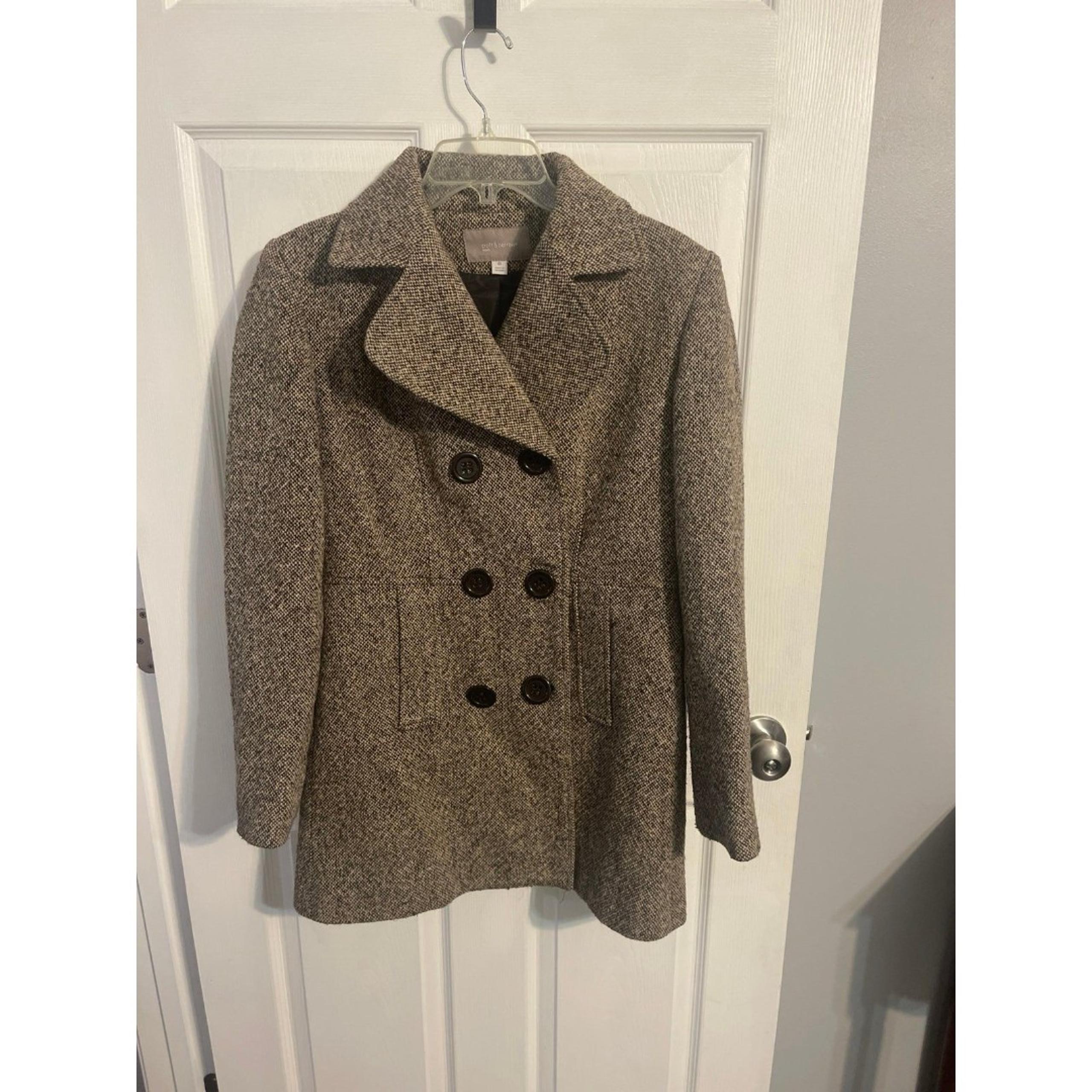 Croft & Barrow Wool Pea Coat Size M