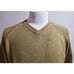 Tommy Bahama Vintage Wool Fisherman Beige Green Knit Sweater Mens Size M Ribbed