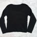Nanette Lepore Shirt Womens L Black Ribbed Scoop Neck Career Evening Yarn New