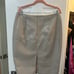 Grey Pleather Pencil Skirt