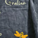 Coraline Embroidered Icons Chore Jacket size Sz XL