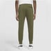 NEW NIKE Club Fleece Tapered Joggers - Olive green - Standard Fit - Size Medium