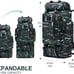 100L Camping Hiking Backpack Military Survival Rucksack Bushcraft Outdoor Bag
