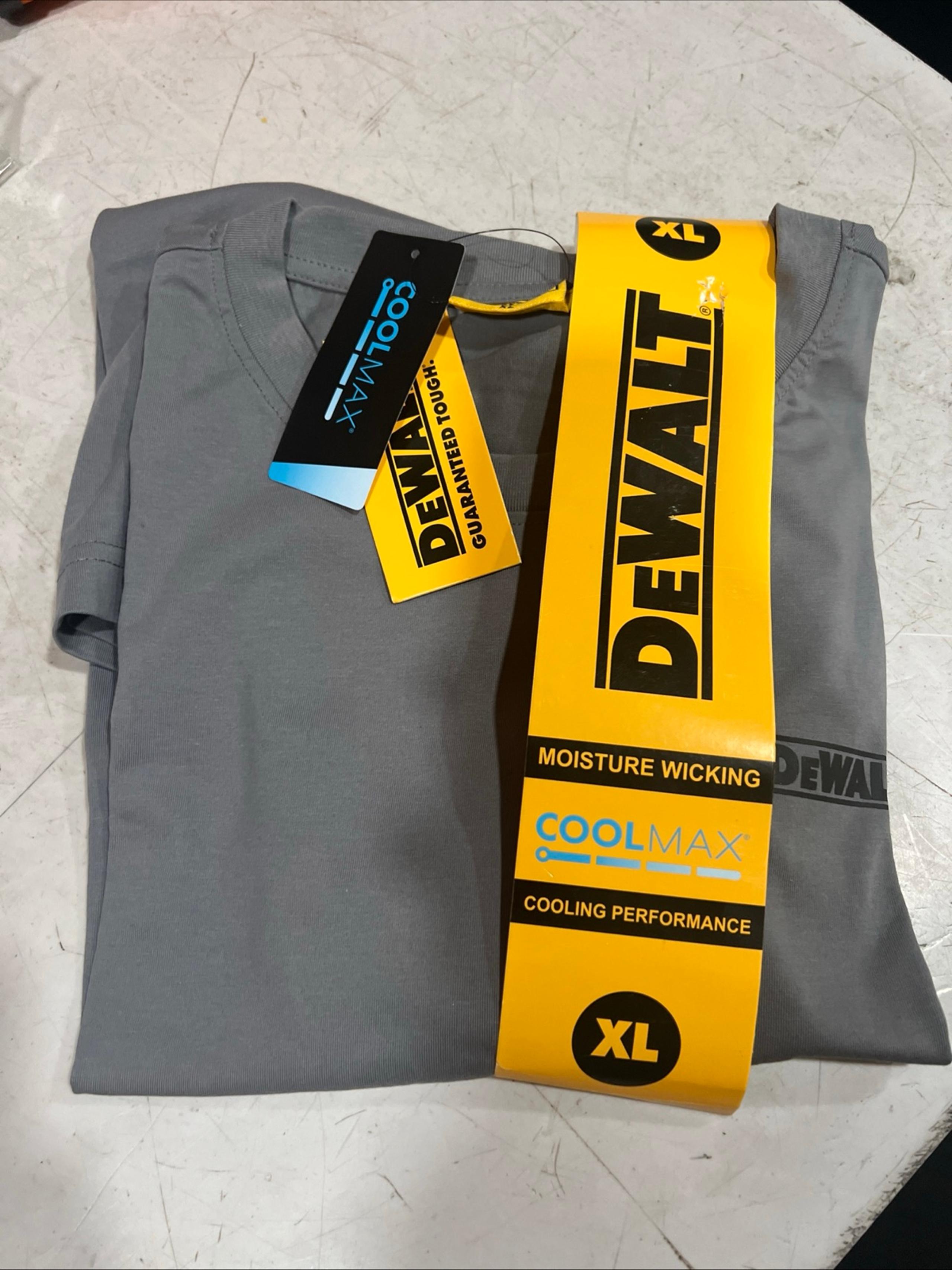 DEWALT Gray Blend T-Shirt XL - NEW W/TAGS