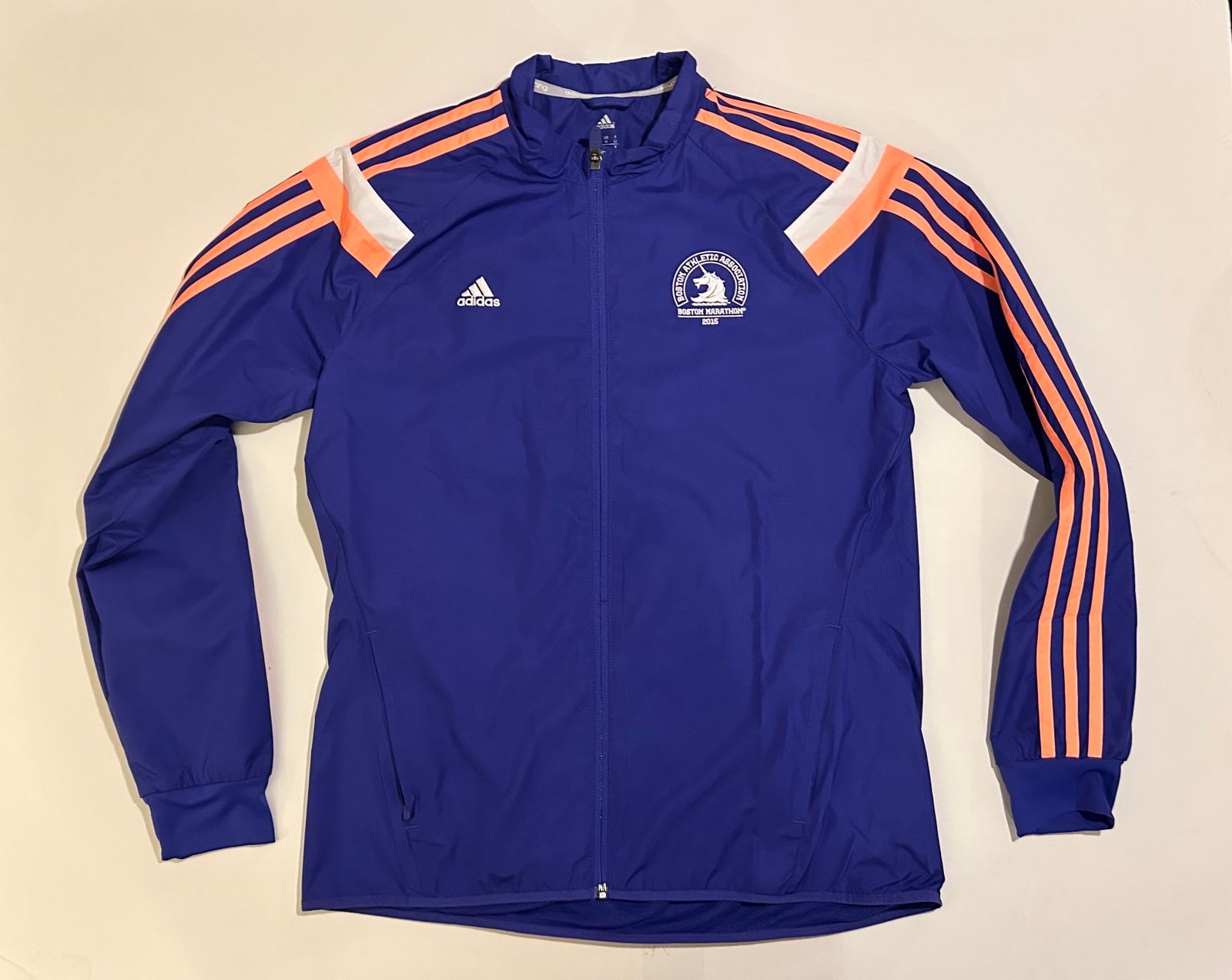 Boston Marathon 2015 Boston Athletic Association Adidas Running Track Jacket M