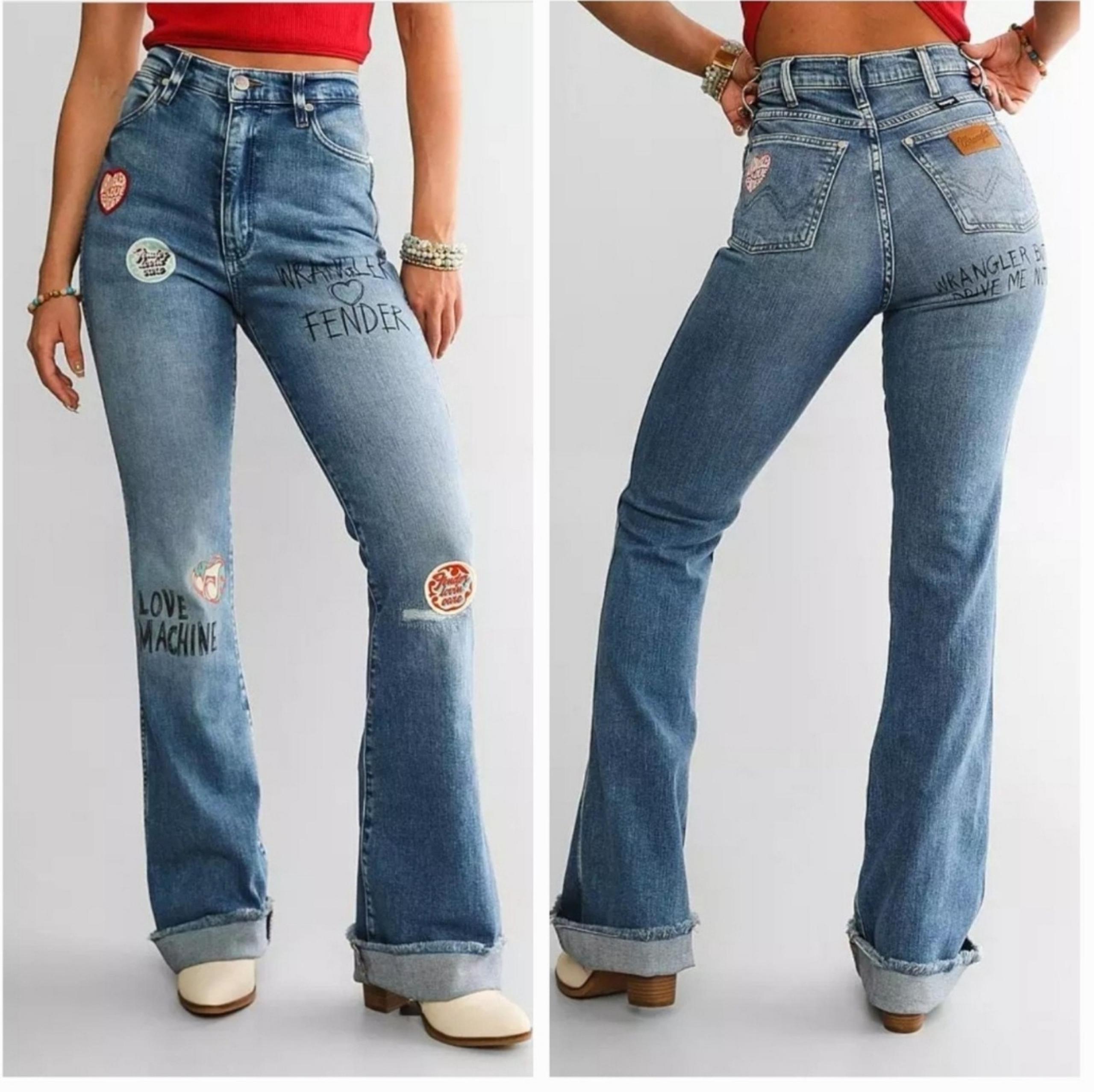 Wrangler X Fender Westward Rockstar Bootcut Jean - Women's size 27" waist x 30"