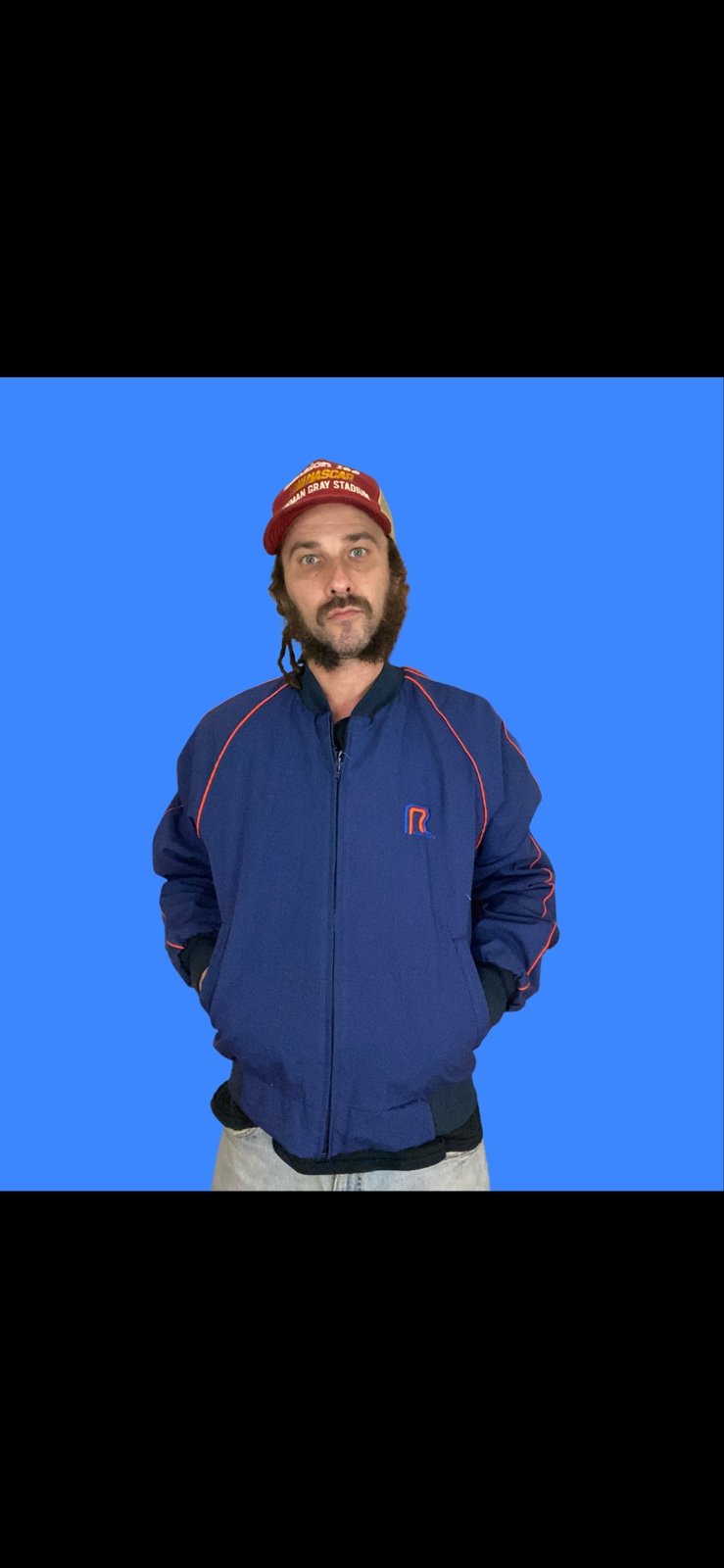 Roadway Trucking Vintage 80’s Zip Up Lined Trucker Large Jacket