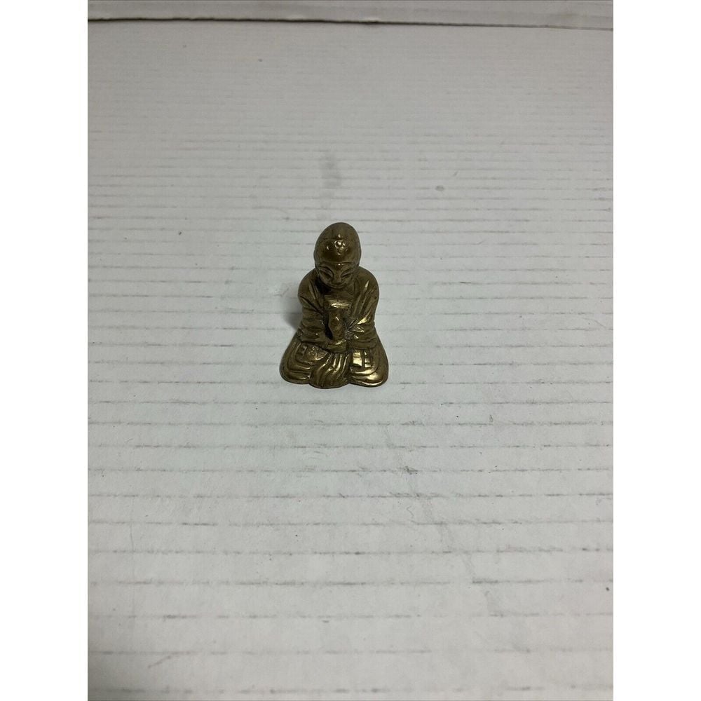 1 Inch Brass Buddha Good Luck Charm