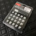20PCs Silver Rays Style Lug Nuts M12x1.5