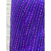 Vintage 90's Sleeveless Halter V-Neck Beaded Purple Evening Gown Silk Dress Sz 4