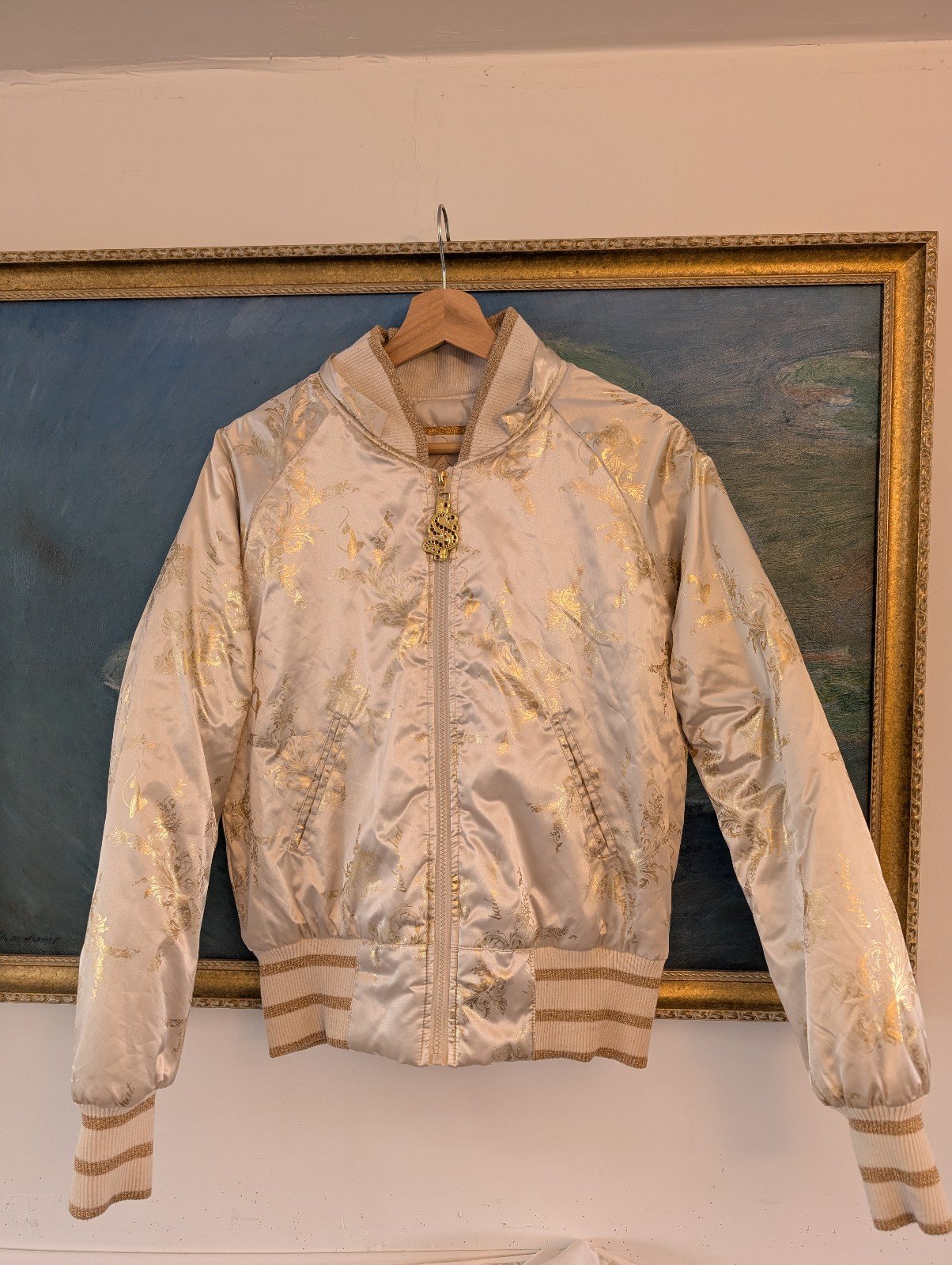 Vintage Baby Phat satin bomber jacket size women's medium