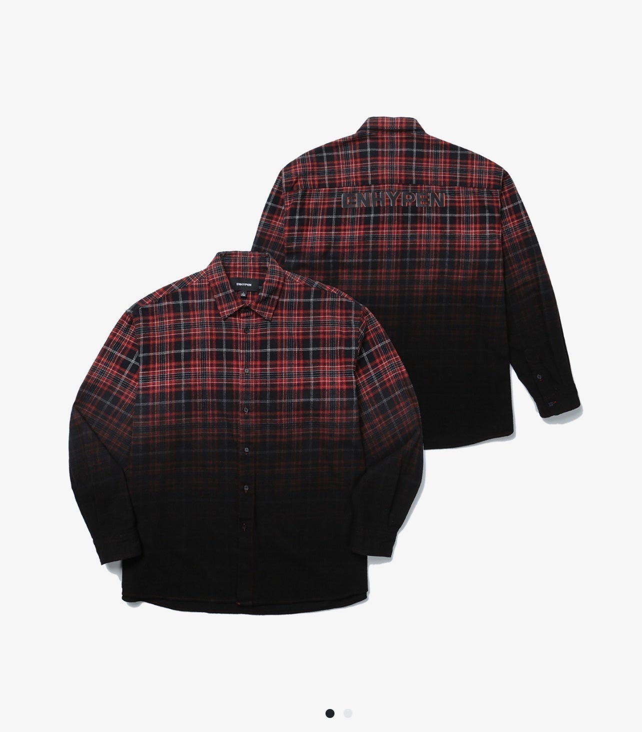 Enhypen border day one のシャツ ENHYPEN BORDER DAY ONE NI-KI RED CHECKERED SHIRT 02 Debut