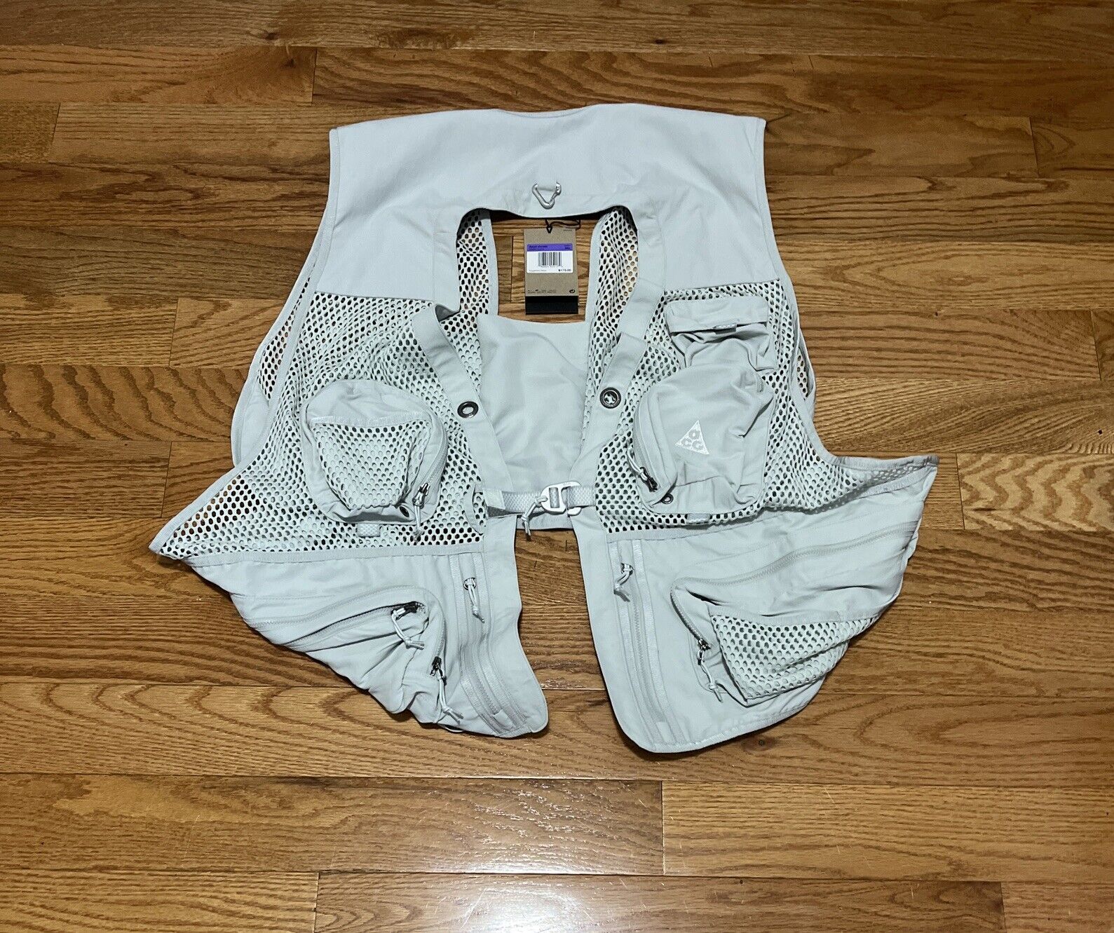 Nike ACG Buttles Vest Light Silver Hiking DN3919-034 Adult Unisex XXXL 3XL NWT