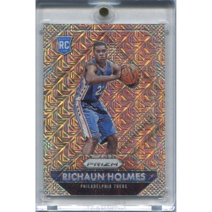 2015-16 Panini Prizm #323 Richaun Holmes Mojo Prizm Refractor Rookie RC SSP /25
