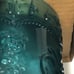 Pioneer Woman Teal Amelia Embossed Glass Scented Wax Warmer Full Size*New*