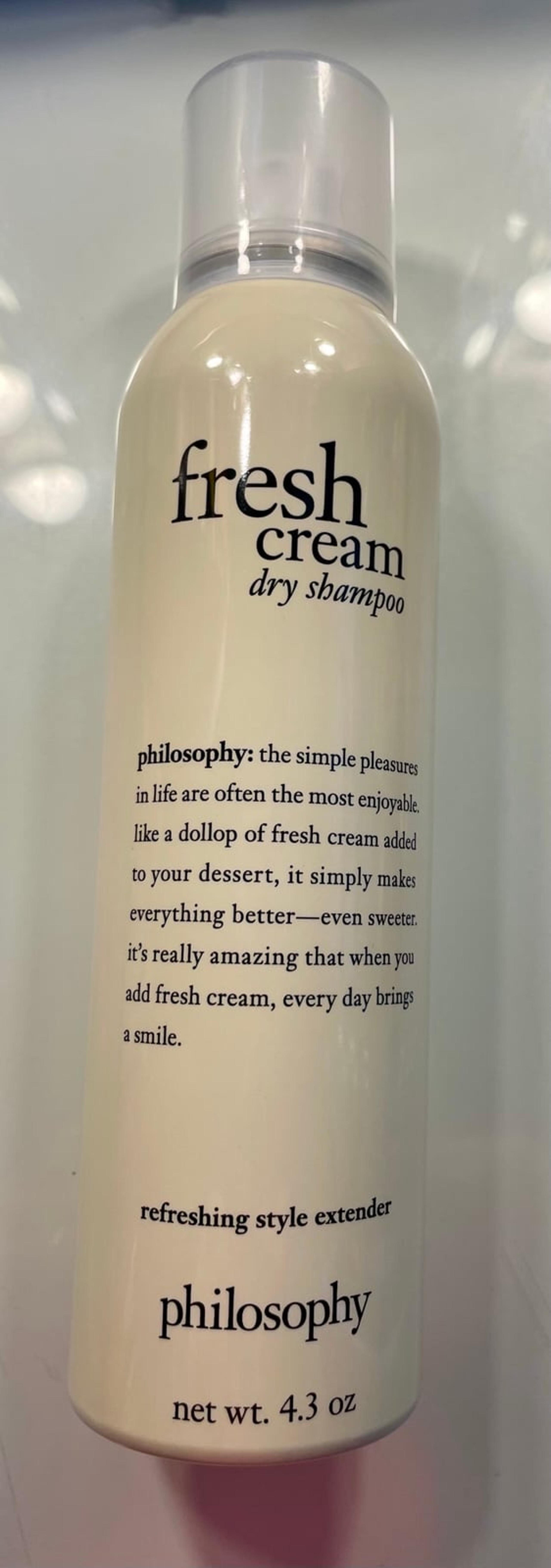 NEW Philosophy Dry Shampoo in Fresh Cream! DIVINE!