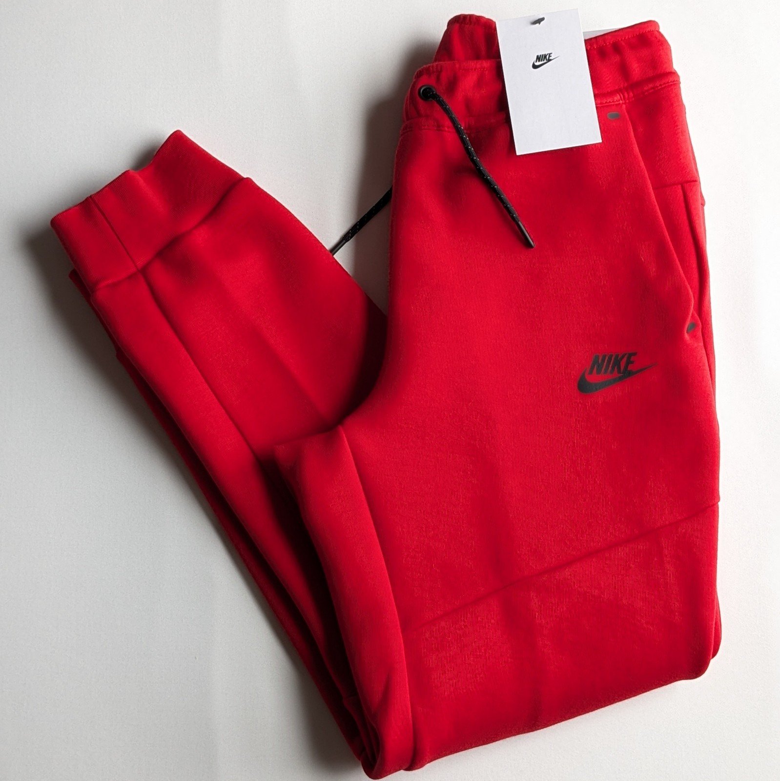Nike Tech Fleece Sportswear Joggers University Red Big Kids Size L New Pants
