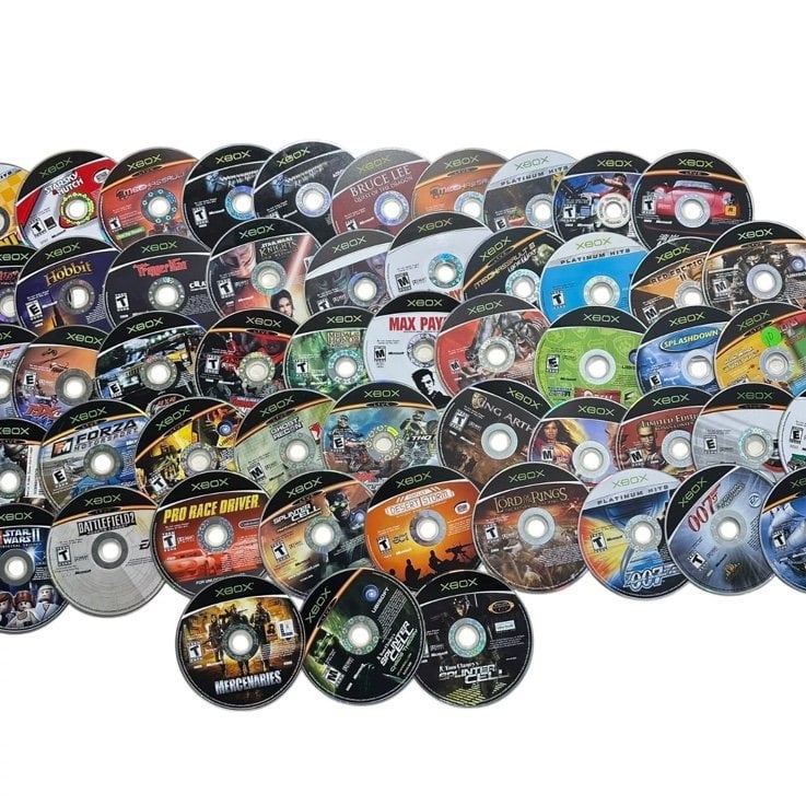 Original Xbox Game Discs 53 Video Games ONLY / UNTESTED Scratched