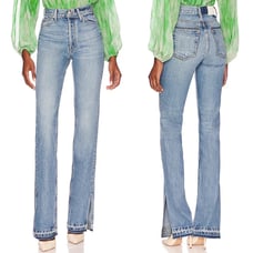 EB DENIM Unraveled Two Split Hem Jeans Luca