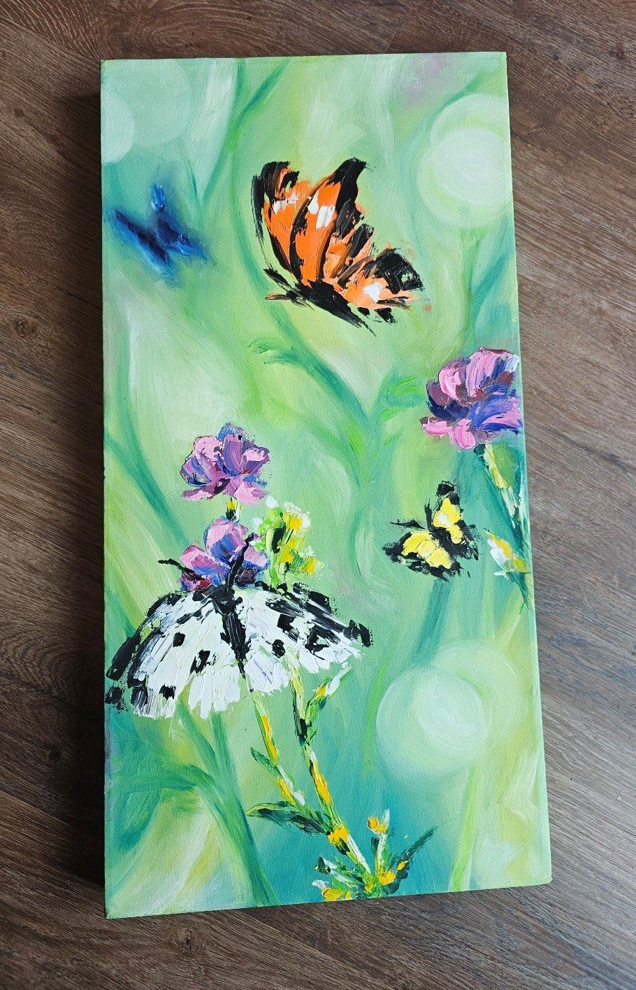 Oil painting butterfly