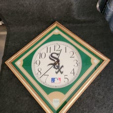 Vtg Buliva Chicago White Sox Wall Clock