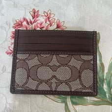 Coach JACQUARD id slim card case