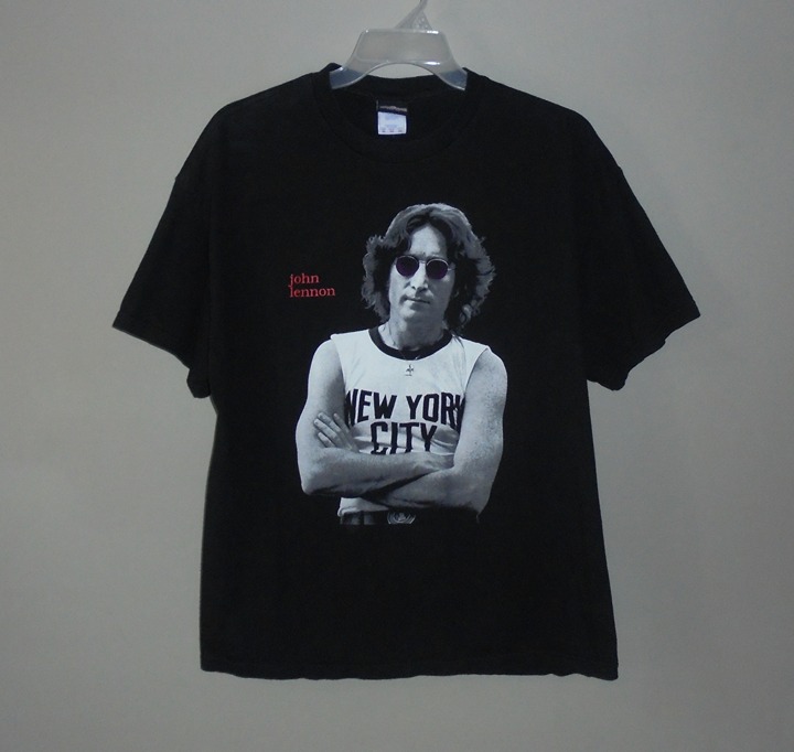 Vintage John Lennon Dreamer The Beatles Winterland Black Shirt Adult XL 1990s