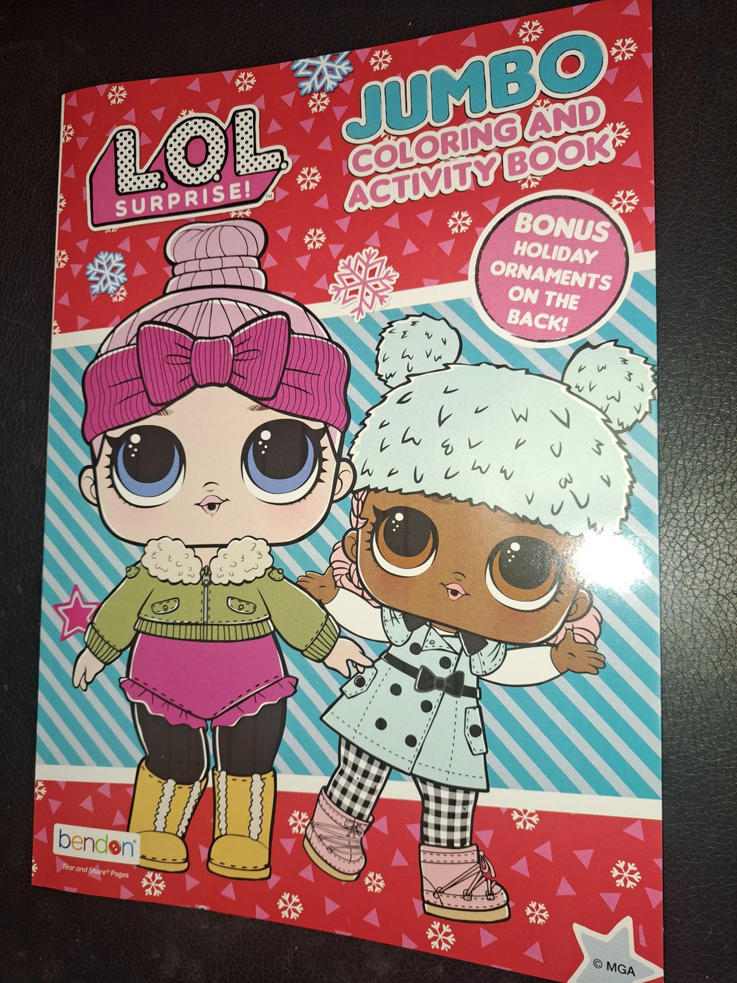LOL surprise coloring activity book Christmas fun coloring Buy one get one free - MGM