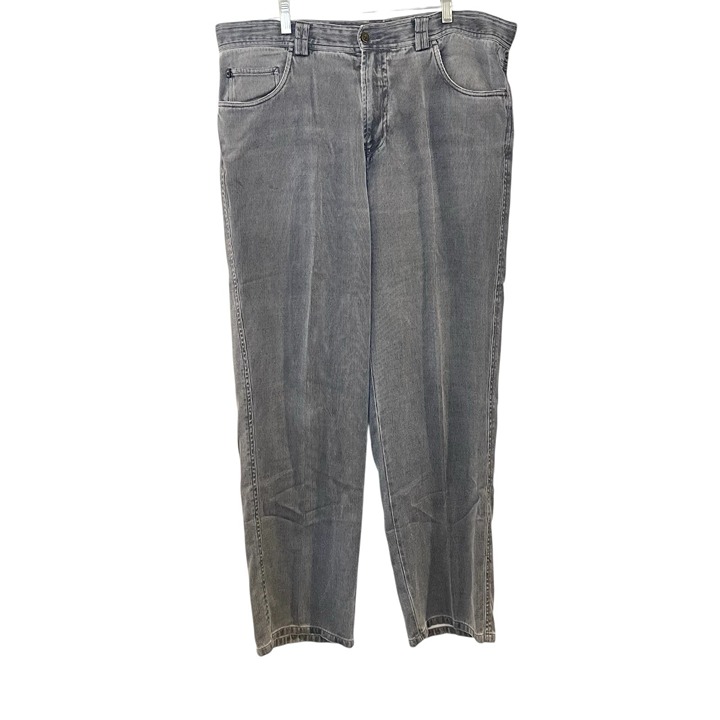 Tommy Bahama Pants Mens 36 Navy Blue Striped Silk Blend Cotton Relaxed Trousers