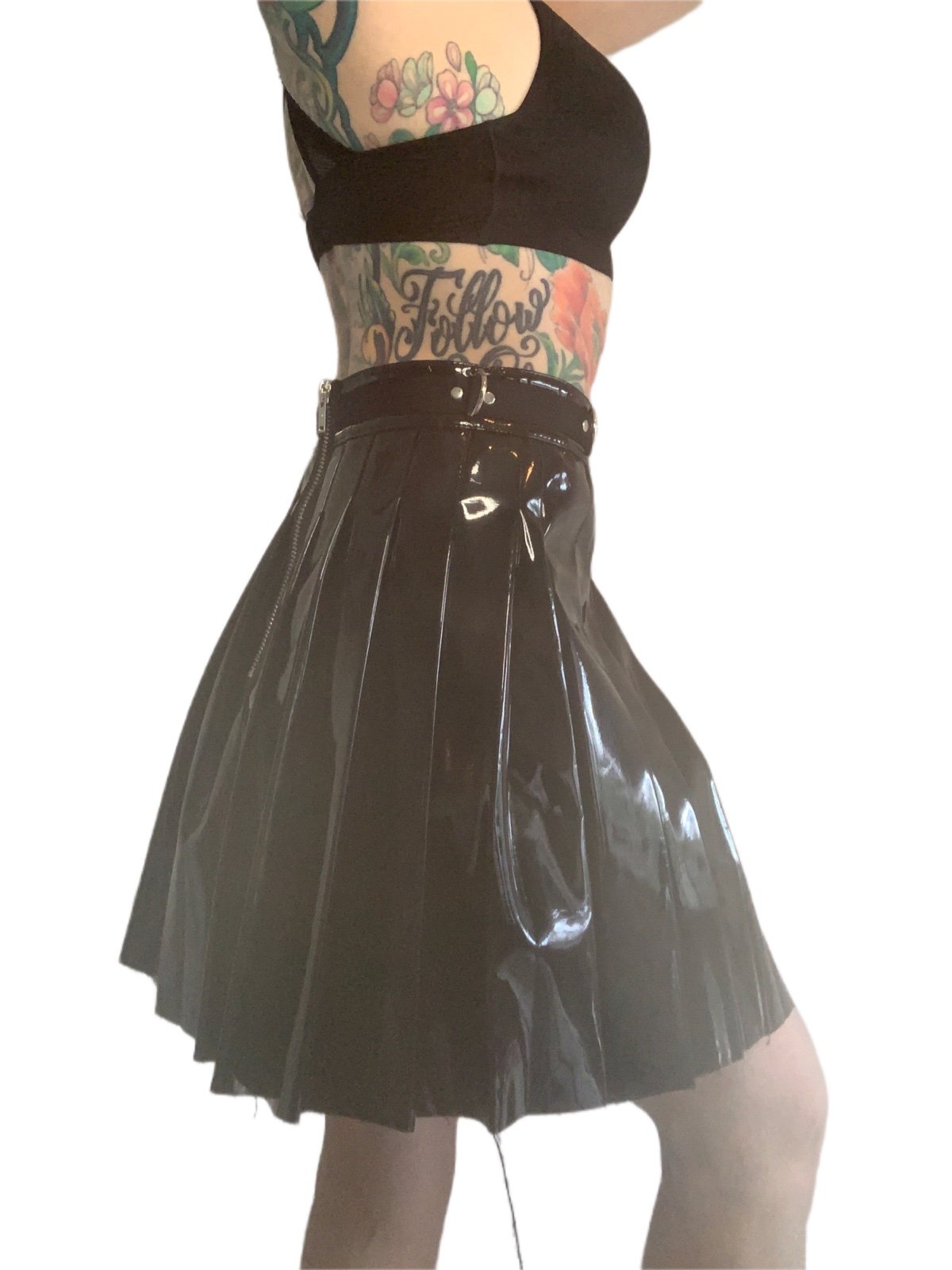 DollsKill Latex Skirt