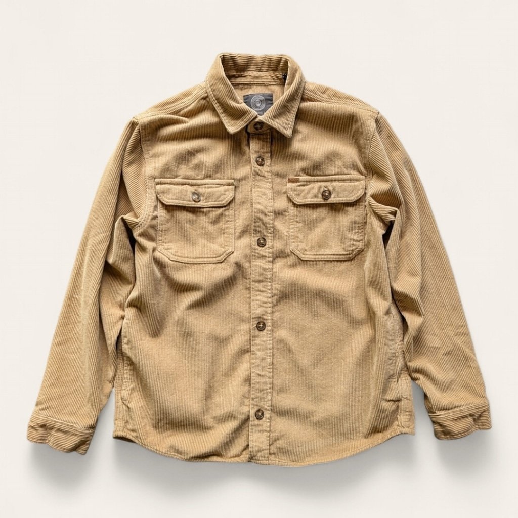 BUFFALO 90's Corduroy Shacket w/ Pockets Jeremias Cotton Shirt Jacket Men’s L