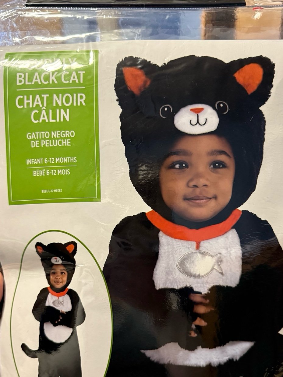 6-12M Infant Cat Costume ~ New in package