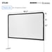 Projector & 100 inch screen with stand indoor /outdoor
