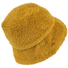 Simone Fan Mustard Terrycloth Bucket Hat Women’s One Size Cotton Blend NWT