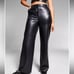 Jeannie Mai X INC Iman Faux-Leather Pants