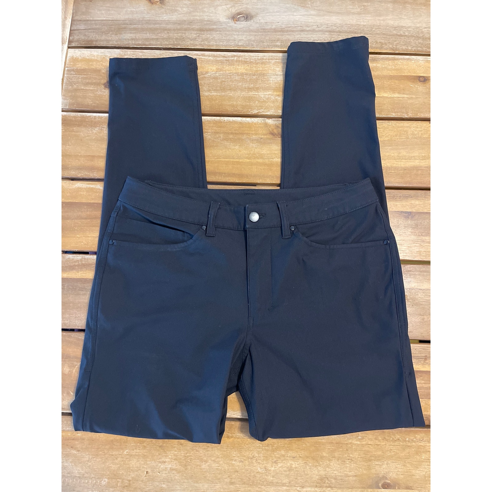 Lululemon ABC Pants Men's 30x30 Black LM5972S Warpstreme Stretch Performance