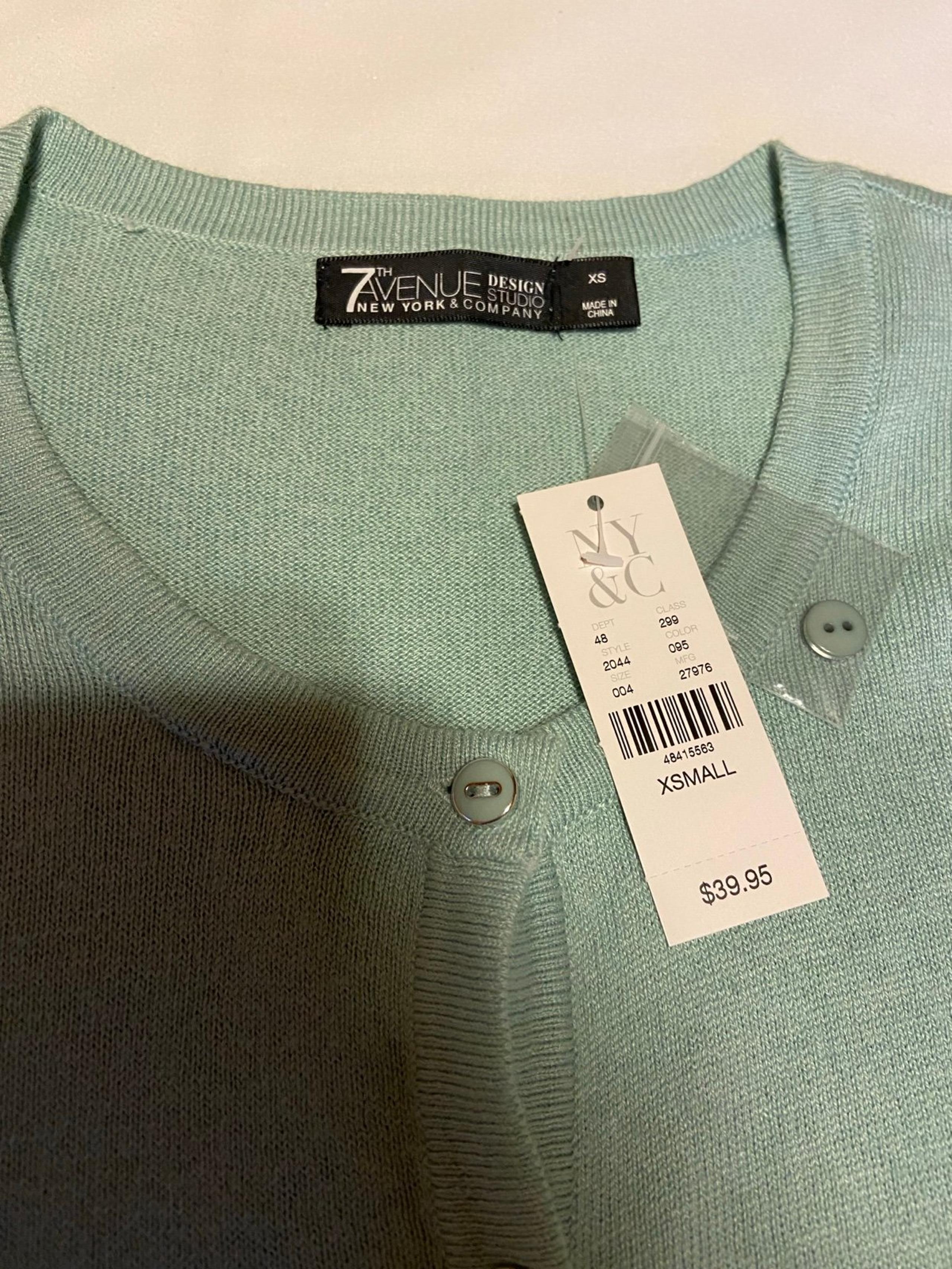 NWT New York & Company Women’s Light Blue Cardigan size XS