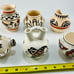 Set of 6 Native American Indian Life and Legends Pottery Series Pots Vase