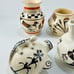 Set of 6 Native American Indian Life and Legends Pottery Series Pots Vase