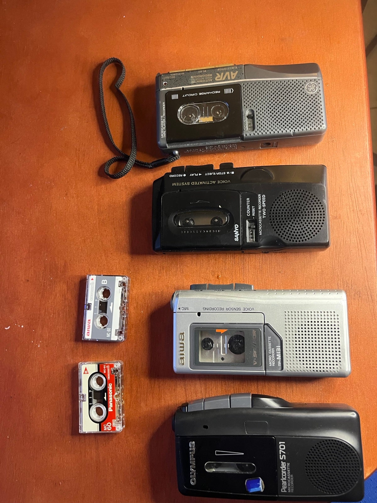 GE/Sanyo/Awia/Olympus tape recorders (tested work)