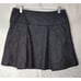 Vince Women's Pleated Wool Black Skirt 8