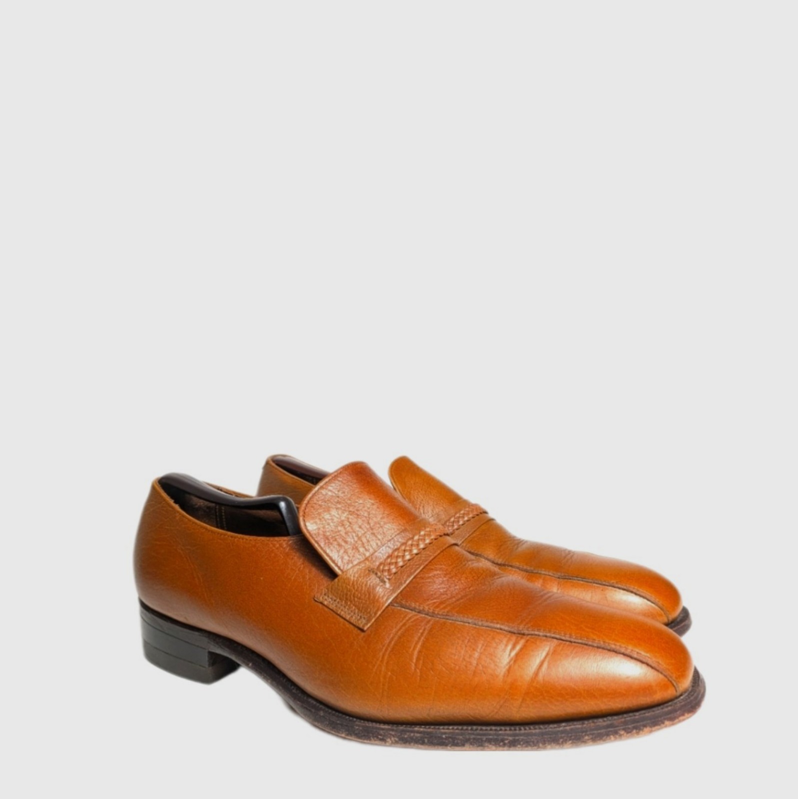 Vintage Florsheim Scotch Grain Tan Loafer