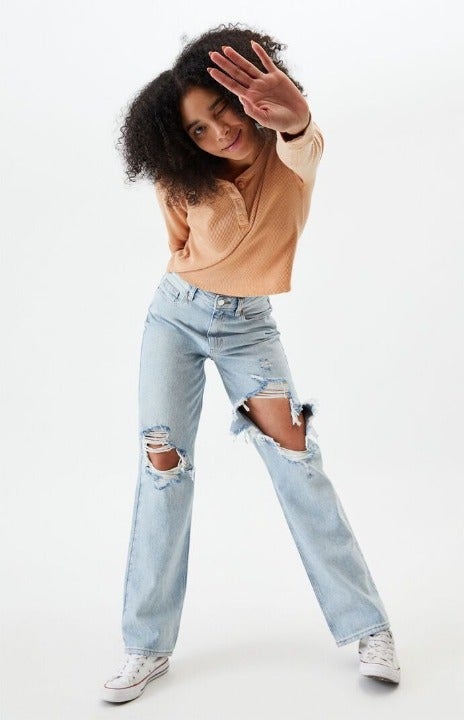 PacSun Light Blue '90s Boyfriend Jeans
