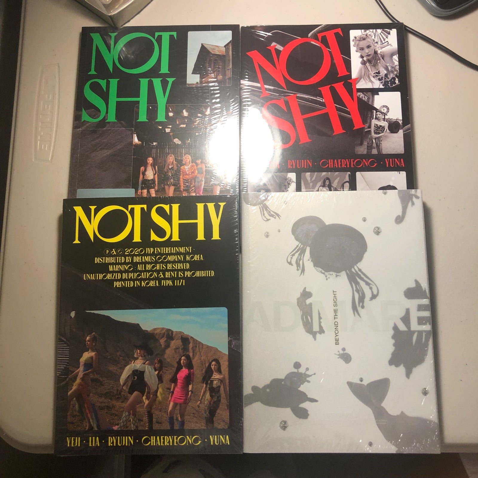 NEW SEALED NMIXX Ad Mare O.O Itzy Not Shy JYP kpop official album photocard set