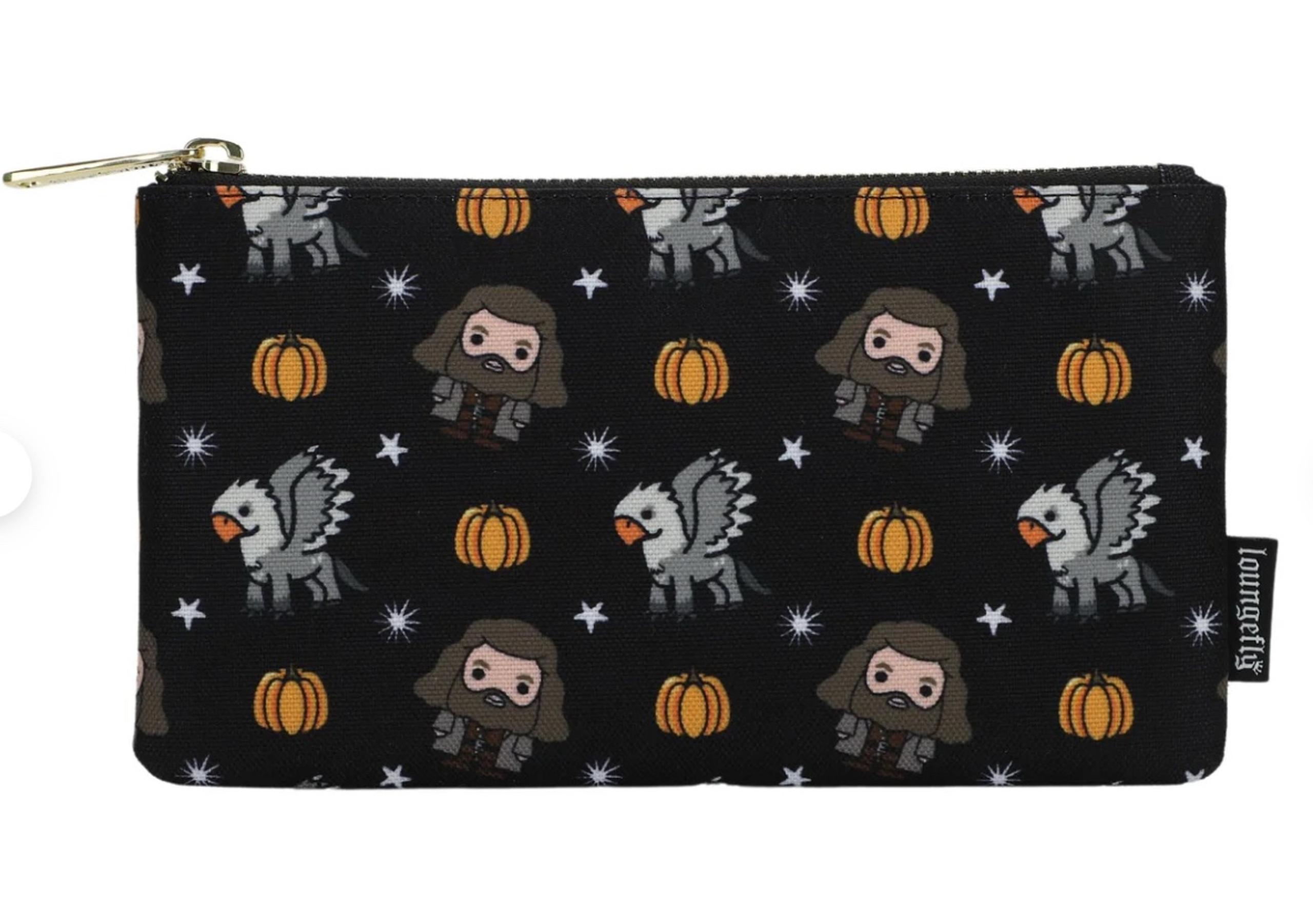Loungefly Harry Potter Hagrid & Buckbeak AOP Chibi Nylon Pouch NWT