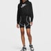 Nike Sportswear Oversized Fleece Pullover Crop Women's Hoodie Size Small