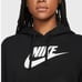 Nike Sportswear Oversized Fleece Pullover Crop Women's Hoodie Size Small
