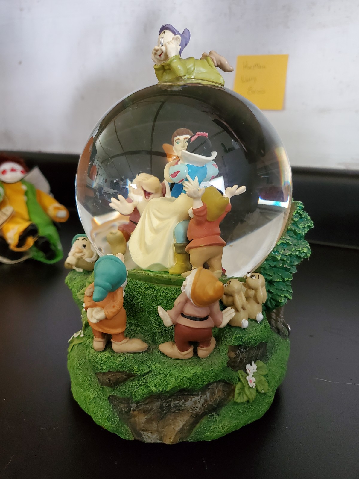 Snow sales White Musical Snow Globe